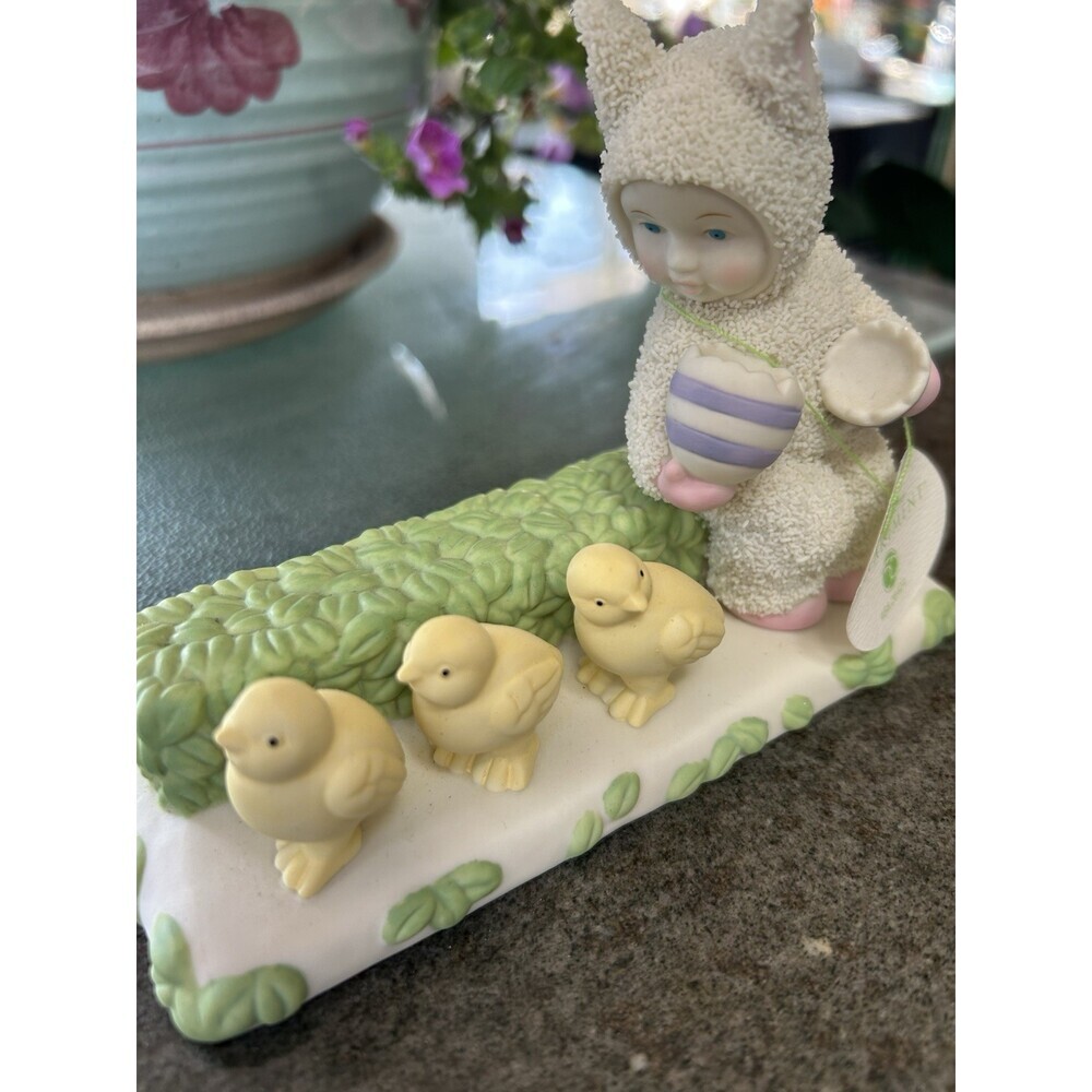 Department 56 Snow Bunny “Leaving Home 56-25424 Bunny With Ducks 2002 Vintage